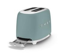 Smeg TSF01EGMEU - Tostador 2 Rebanadas 50's Style Verde Esmeralda Mate