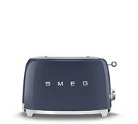 Smeg TSF01NBEU - Tostadora 2x2 Azul Marino, Brillante 50's Style
