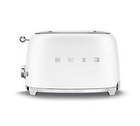 Smeg TSF01WHMEU Toaster for Two Slices of Bread and with a Power of 950 W TSF01WHMEU-white matt, Steel, Black