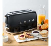Smeg TSF02BLEU tostadora 6 4 rebanada(s) 1500 W Negro