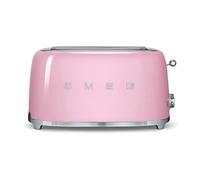 Smeg TSF02PKEU Tostadora 2 Ranuras Largas 1500W Rosa Pastel