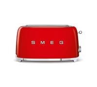Smeg TSF02RDEU - Tostadora 4 Rebanadas Línea Años 50 1500 W Color Rojo
