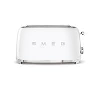 Smeg TSF02WHEU - Tostadora 4 Rebanadas Línea Años 50 1500 W Color Blanco
