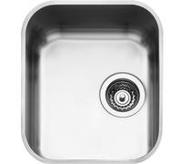 Smeg UM34 Fregadero Acero Inoxidable, 1 cubeta de 34 cm, Instalación bajo encimera