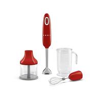 Smeg Batidora de mano HBF03RDEU Anni 50 700 W Rojo con accesorios