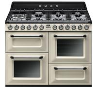 Smeg Victoria TR4110P1 Cocina de Gas 7 Zonas + 2 Hornos Crema