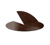SMELEDFCFK 120 130 140 150 160 170 180 190 200cm Redondo Tablero De Mesa Plegable Mesa Extensible Grande Mesa Temporal Mesa Redonda Plegable Sin Patas(Walnut,200cm/79in)