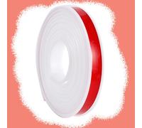 SMELEDFCFK 20m Tapacantos para Muebles, Banda De Borde De Chapa En Forma De U Cinta De Cantos 12mm 15mm 20mm 30mm 36mm 40mm, Tira Protectora Borde Autoadhesiva(White,20mmx20m)