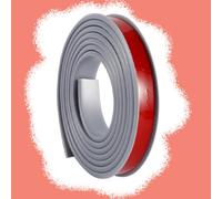 SMELEDFCFK 20m Tapacantos para Muebles, Banda De Borde De Chapa En Forma De U Cinta De Cantos 12mm 15mm 20mm 30mm 36mm 40mm, Tira Protectora Borde Autoadhesiva(Grey,25mmx20m)