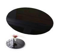 SMELEDFCFK 50 60 70 90 100cm Cristales para Mesas De Vidrio Redondo sobre De Mesa De Vidrio Templado Tapa De Vidrio Redonda 8mm De Grosor(98cm(39in))