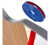 SMELEDFCFK Bandas De Borde De Muebles 5 Metros, Tapacantos Flexible De TPE, Cantoneras Cubrecantos En U Banda De Borde De Chapa Autoadhesivo 9mm-40mm, Múltiples Colores(Blue,16mm*5m)