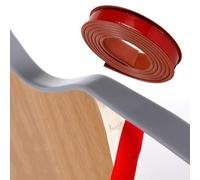 SMELEDFCFK Bandas De Borde De Muebles 5 Metros, Tapacantos Flexible De TPE, Cantoneras Cubrecantos En U Banda De Borde De Chapa Autoadhesivo 9mm-40mm, Múltiples Colores(Burgundy,16mm*5m)