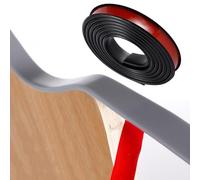 SMELEDFCFK Bandas De Borde De Muebles 5 Metros, Tapacantos Flexible De TPE, Cantoneras Cubrecantos En U Banda De Borde De Chapa Autoadhesivo 9mm-40mm, Múltiples Colores(Black,14mm*5m)