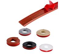 SMELEDFCFK Cinta Tiras De Cantear De Muebles Autoadhesiva, Cantoneras Cubrecantos En U 5m, Banda De Borde De Chapa 9mm-50mm para Restauracion De Muebles Armarios Mesa Encimeras(Burgundy,28mmx5m)