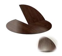 SMELEDFCFK Mesa Extensible Plegable De Madera 120cm 130cm 140cm 150cm 160cm 170cm 180cm 190cm 200cm Tablero De Mesa Redondo Plegable Grande Solo(Walnut,190cm/75in)