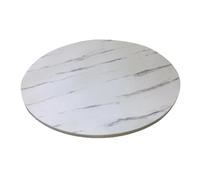 SMELEDFCFK Plato Giratorio De Mesa De Madera 50cm 60cm 70cm 80cm 90cm 100cm, Bandeja De Servicio Lazy Susan De Madera Grande Para Mesa De Comedor, Plato Giratorio Redondo Para Cocina En Casa(White Mar