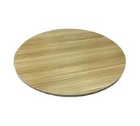 SMELEDFCFK Plato Giratorio De Mesa De Madera 50cm 60cm 70cm 80cm 90cm 100cm, Bandeja De Servicio Lazy Susan De Madera Grande para Mesa De Comedor, Plato Giratorio Redondo(Light Walnut,80cm/30in)