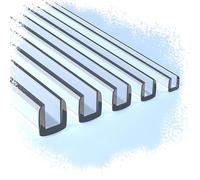 SMELEDFCFK Protector De Borde De Vidrio 5M Borde Transparente, Canto Flexible De PVC para Mesa/estantes/Borde del Gabinete, Protector De Esquina Transparente En Forma De U(Wide 10-11mm)