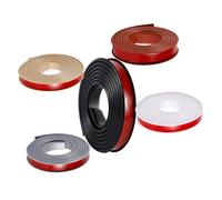 SMELEDFCFK Tapacantos Autoadhesivo En Forma De U, 12mm 15mm 18mm 20mm 25mm 30mm 40mm 50mm De Banda De Borde De Chapa para Muebles, Cantoneras 10m, Tira Protectora Borde Suave(Grey,28mmx10m)