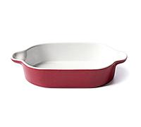 SMELEYOU Bandeja De CeráMica Bandeja para Horno De Horno Disco para Hornear con Mangos con Manijas De CeráMica Plato Reutilizable Mini Cacerola SartéN De LasañA MultipropóSito Profundo