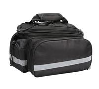 SMELEYOU Bolsa de Bicicleta Rack Trasero Tela Oxford Bolsa de Bastidor de Bicicleta de Gran Capacidad con Cubierta de Lluvia Packle Pack para Equipaje de Carga