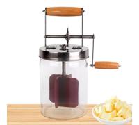 SMELEYOU Butter Churner - Crema de boca ancha manual de 1500 ml para hacer mantequilla casera, lavable, para el hogar, cocina, restaurante, decoración del hogar