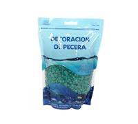 SMELL & SMILE Grava Acuario Piedra Natural Decorativa para Acuarios de Agua Dulce y Marina Sustrato Natural para Decoración de Fondo 1KG (Verde, 4-6mm)
