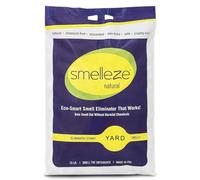 SMELLEZE Desodorante natural para eliminar el olor de la yarda: 25 libras. Gránulos eliminan la orina de mascotas y olor a heces al aire libre. Larga duración. Seguro para personas, mascotas, plantas y planetas.