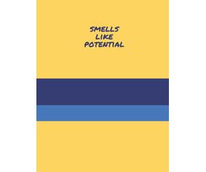 Smells Like Potential: Ted Lasso 8.5x11 Lined Notebook | Journal | Diary, Perfect Gift for AFC Richmond Soccer Fans