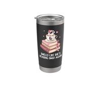 Smells Like She's Reading Smut Again Smutt Book Dark Romance Vaso térmico de acero inoxidable de doble pared