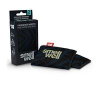 SmellWell - Cojín de secado y refrescante para zapatos, bolsas de deporte o incluso el coche, con un aroma fresco (Black Zebra)