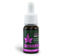 SMERALDA Aceite Auténtico 30% Pink Edition - Puro 100% de agricultura Biológica - oíl 10 ml 3000mg - Aceite 100% natural con práctico Cuentagotas