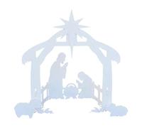 SMEXXY Holy Night - Belén de Navidad para exteriores, 75 x 70 x 40 cm