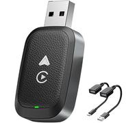 SMFDC Adaptador CarPlay Inalámbrico para Renault Clio Twingo Megane Scenic Koleos Captur Kadjar Koleos, Adaptadores Inalámbricos Carplay 2 en 1 Android Auto Adaptador Car Play,B