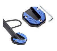 SMFDC Almohadilla Caballete de Moto para Moto Morini X Cape XCape 650 650X 650 X, Placa de Apoyo Antideslizante en Aluminio Placa de Extensión de Soporte Lateral,A-Blue