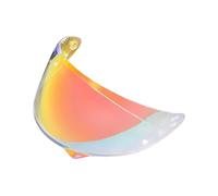 SMFDC Visera de Casco Moto para HJC C10 HJ-34P, Casco de Moto Resistente Al Viento Cara Completa Protección UV Accesorios,Normal-G Revo Clear Red