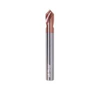 SMGLRUEAT 1pcs Carbide Spotting Drill Bit D12-75L Titanium Coated Round Handle Straight Shank Twist Drill Bit for Metalwork