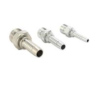 SMGLRUEAT 25pcs 10511-30-12,METRIC MALE 24° CONE SEAT H.T. hose fittings,M30*2,Threaded connector,3/4''hose,DN20,Straight Hose fitting