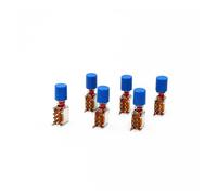 SMGLRUEAT 6Pcs Blue Straight Key Switch PS-22F02 Six-Pin no Lock Button Key Switch A Set of Button switches and Hats