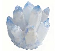 SMGLRUEAT Celestite Crystals, Crystal Clusters, Raw Crystals, Witchcraft Crystals, Blue Calcite Crystal, Angelite Crystal, Blue Crystal, Witchcraft Supplies, Crystals and Stones,Blue,1000G