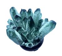 SMGLRUEAT Crystal Cluster Green Quartz Crystal Cluster Points for, Home Decor and Gift Quartz Crystals and Stones for Enhance,400~500g