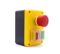 SMGLRUEAT Emergency Stop Switch KJD17D-2 250V 16A Electromagnetic Push Button Switch Emergency Stop Switches for Tools and Machine Tool Equipment