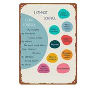 SMGLRUEAT Focus On My Actions Antique Wall Hanging 8x12 Inch