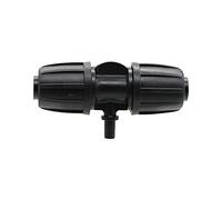 SMGLRUEAT Garden Plumbing 20 Pieces of 1/2" Hose to 4/7mm Hose Interface Locking T-Shaped Four-Way Connector Garden Irrigation Water Pipe Hose Distributor (Color : Purple)