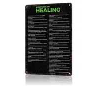 SMGLRUEAT Retro Tin Sign Bible Quotes Compilation Wall-Art Home Office Garage Bedroom 8 X 12 inch