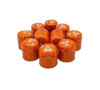 SMH LINE® 10 Cartuchos universales de Gas butano de 190 g, con válvula de Seguridad, Quemador de Gas y propano Mixto, hornillo de Gas, Calentador de Gas, Quemador de Soldadura, Sistema de Parada de