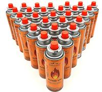 SMH LINE® 28 cartuchos de gas butano, 227 g, MSF-1A, quemador Bunsen, hornillo de camping, hornillo de gas, calentador de gas