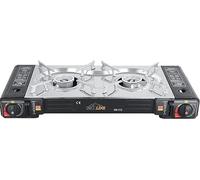 SMH LINE® Juego de hornillos de gas dobles para camping, 227 g, 227 g, hornillo de gas, barbacoa de mesa al aire libre, 2 fuegos LPG