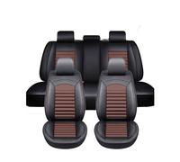 SMHIENNGJF Funda Asiento Coche para Ford Ranger XLT XL Laria, 5 Plazas Cuero Delanteros Traseros Impermeable Cómodo Juegos Cubreasientos Protector Accesorios(Brown)