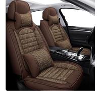 SMHIENNGJF Fundas De Asiento De Coche para Hyundai Palisade 2020-2026, 5 Plazas Lino Delanteros Delanteros Y Traseros Transpirable Cómodo Protector Seat Interior Accesorios(Brown)